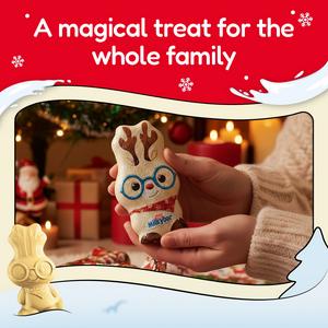 Milkybar 88g Reindeer White Chocolate Christmas Figure - gallery image 4