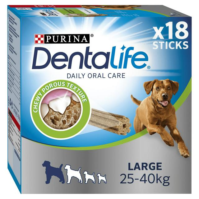 Dentalife Sticks Large Dog Chews x18 636g