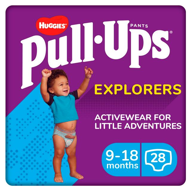 Huggies Pull Ups Explorers Boy Ep Size 9-18 months 28