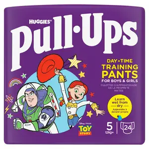 Huggies Pull Ups Day Time Training Pants for Boys & Girls Size 5, 12kg+ x24