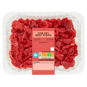 Sainsbury's British or Irish Stir Fry Beef 350g