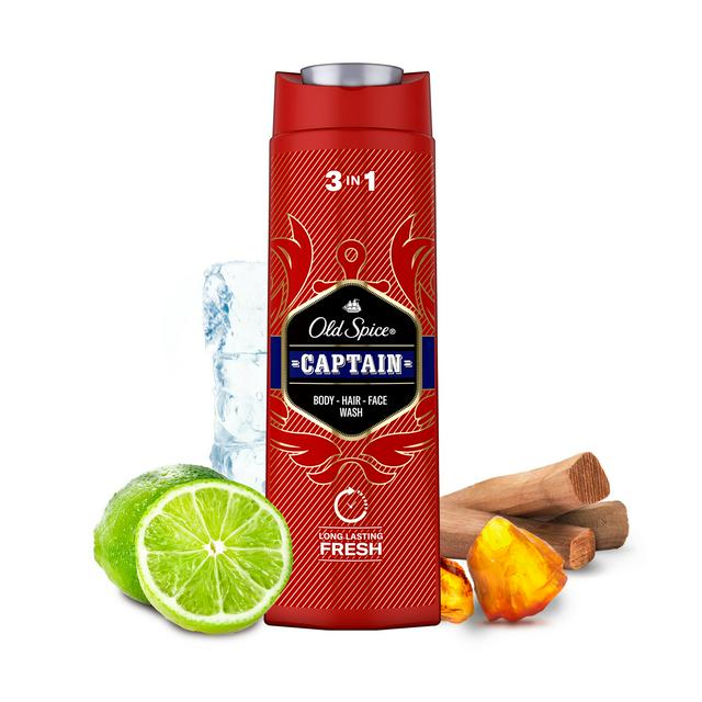 Old Spice Captain Shower Gel Shampoo For Men 400ml Sainsbury S