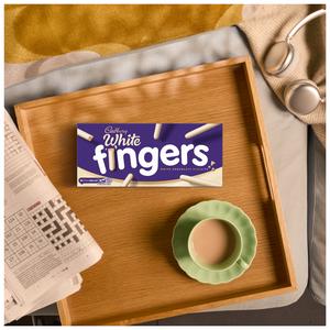 Cadbury Fingers White Chocolate Covered Biscuits 114g - gallery image 2