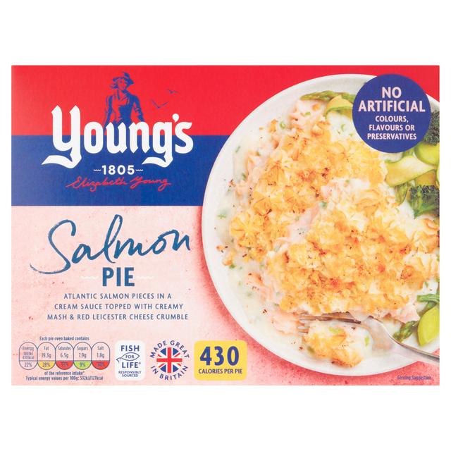 Youngs Salmon Pie 375g