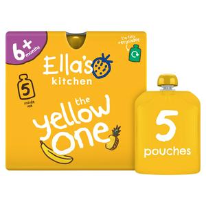 Ella's Kitchen Organic the Yellow One Smoothie Multipack Bab...