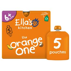 Ella's Kitchen Organic the Orange One Smoothie Multipack Bab...