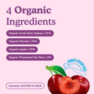 Little Freddie Organic Cherry Greek Style Yoghurt Baby Food Pouch 6+ Months 100g - gallery image 3
