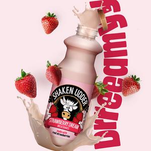 Shaken Udder Strawberry Dream Milkshake 750ml - gallery image 4