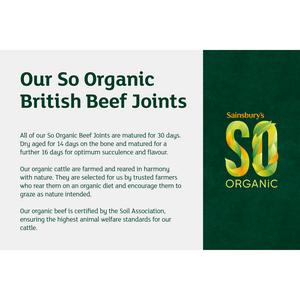 Sainsbury's 30 Days Matured British Beef Roasting Joint, So Organic (approx. 1.05kg) - gallery image 4