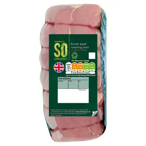 Sainsbury's 30 Days Matured British Beef Roasting Joint, So Organic (approx. 1.05kg)