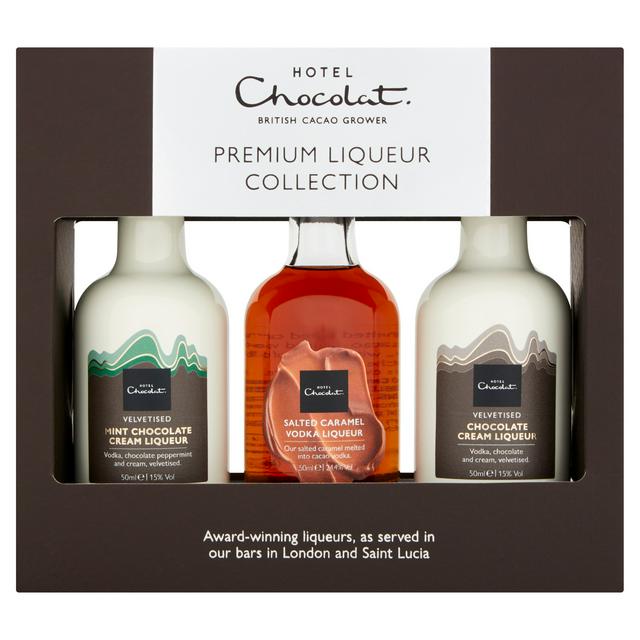 Hotel Chocolat Premium Liqueur Collection 3x5cl Sainsbury S