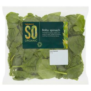 Sainsbury's Spinach, SO Organic 100g | Sainsbury's