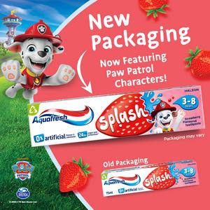 Aquafresh Kids Paw Patrol Splash Toothpaste 3-8 Years 75ml - gallery image 2