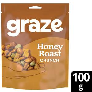 Graze Honey Roast Crunch Mix Sharing Bag Snack 100g