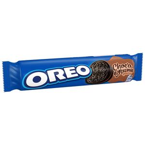 Oreo Choco Brownie Cookie Sandwich Biscuits Pack 154g - gallery image 4