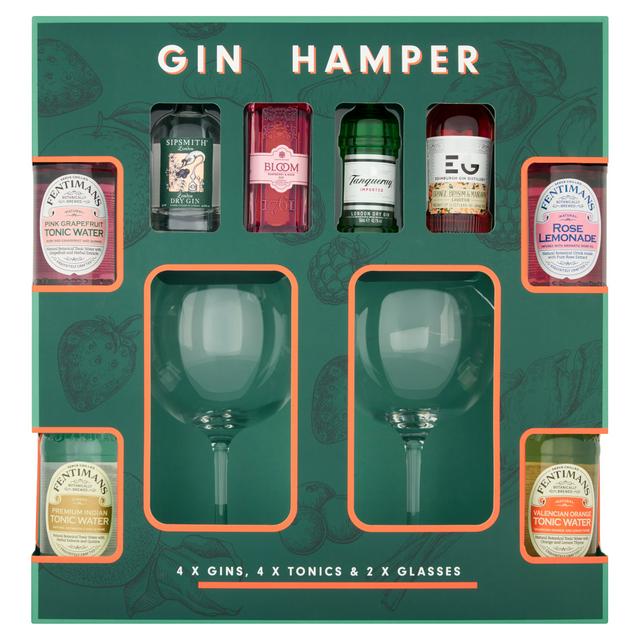 Pink Gin Glass Gift Set Sainsburys Glass Designs