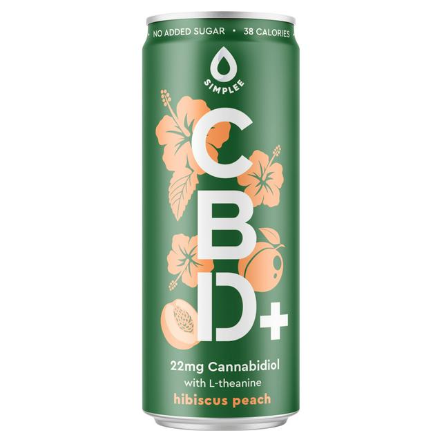 Simplee CBD+ 22mg Cannabidiol Hibiscus Peach 250ml | Sainsbury's