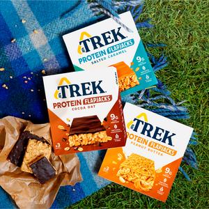 Trek White Choc & Raspberry Protein Flapjacks 3 x 50g - gallery image 6