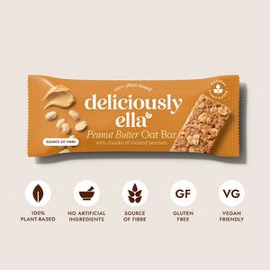 Deliciously Ella 3 x 50g Peanut Butter Multipack Oat Bars - gallery image 2