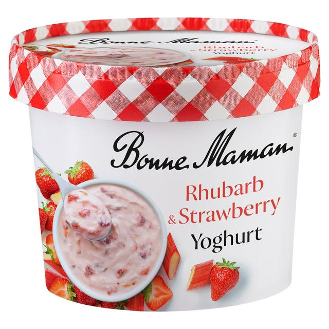 Bonne Maman 450g Rhubarb & Strawberry Fruit Yoghurt - gallery image 1