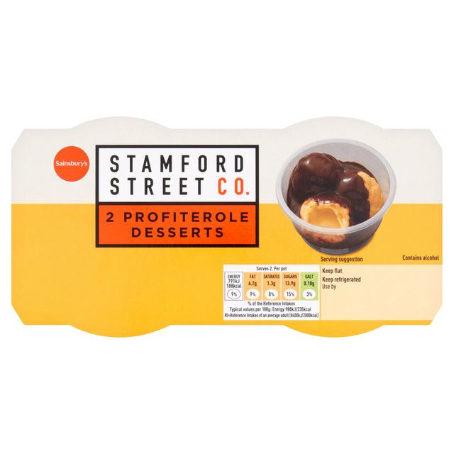 Stamford Street Co . Profiterole Desserts 2x80g