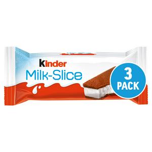 Kinder Milk Slice Chilled Snack Cake Bar Multipack 3x28g - video