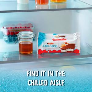 Kinder Milk Slice Chilled Snack Cake Bar Multipack 3x28g - gallery image 3