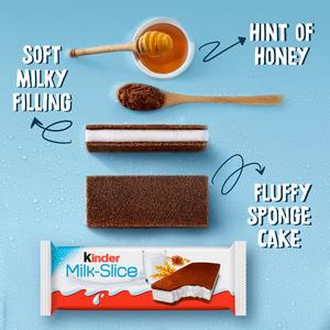 Kinder Milk Slice Chilled Snack Cake Bar Multipack 3x28g - gallery image 4