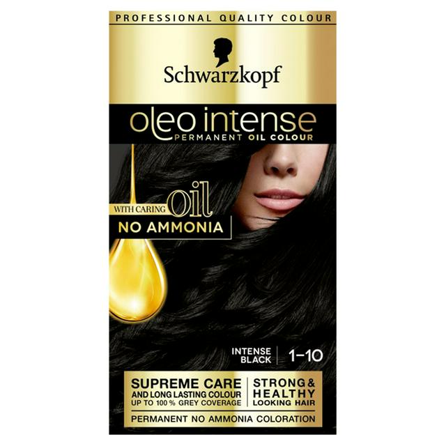 Schwarzkopf Oleo Intense 1-10 No Ammonia Permanent Hair Dye Black |  Sainsbury's