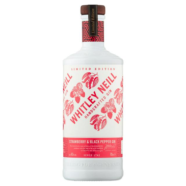 Whitley Neill Strawberry & Black Pepper Gin 70cl