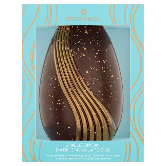 Cocoa & Co. Single Origin Dark Chocolate Egg 150g - gallery image 1
