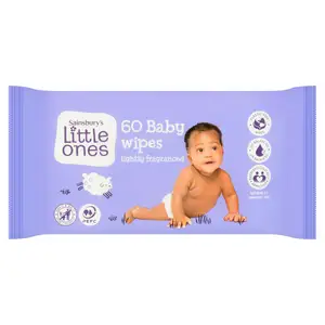 Little Ones Fragranced Baby Wipes x60