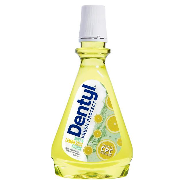Dentyl Fresh Protect Mint & Lemon Zest Fusion 500ml | Sainsbury's