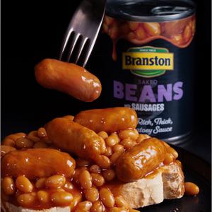 Branston Baked Beans & Sausages 405g - gallery image 2