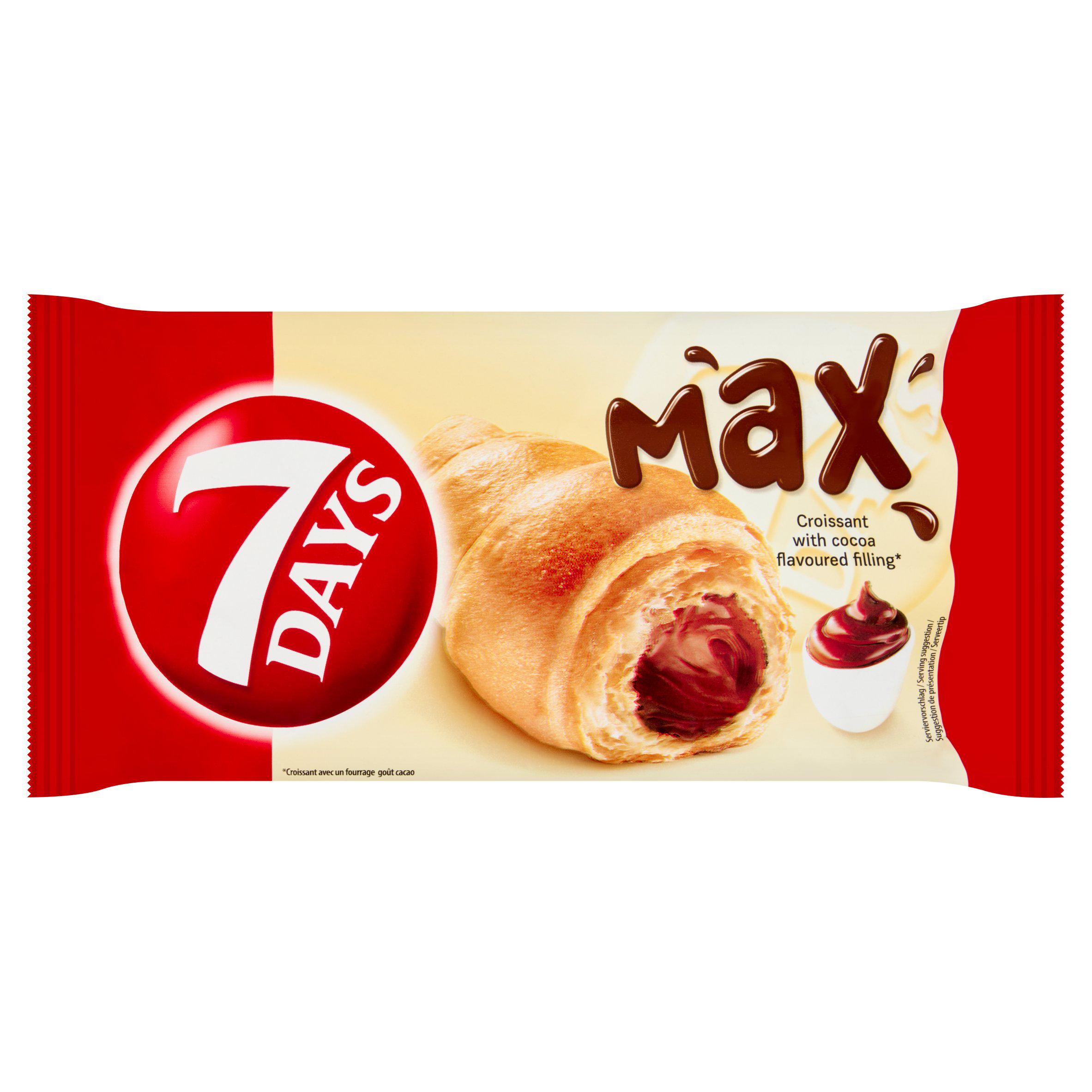7 Days Croissant with Cocoa Filling Bakery Pastry 80g