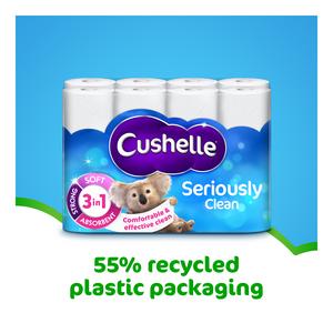 Cushelle Seriously Clean 32 x Standard Toilet Rolls - gallery image 6