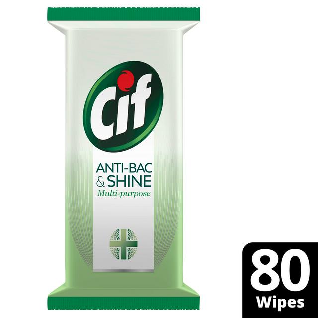 Cif Bio Anti Bac Wipes 80 Pack