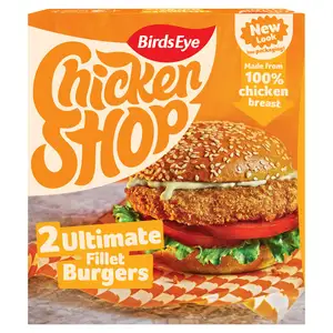 Birds Eye Chicken Shop Ultimate Chicken Fillet Burgers x2 227g