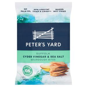 Peter's Yard Suffolk Cyder Vinegar & Sea Salt Sourdough Bites 90g