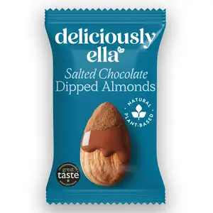 Deliciously Ella Salted Chocolate Dipped Almonds with Moreish Cocoa Dusting 30g