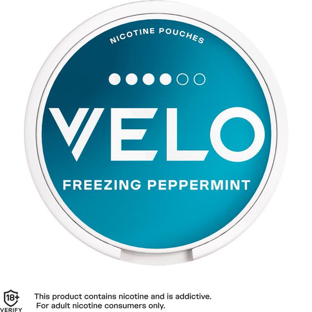 Velo Nicotine Pouch Freezing Peppermint 11mg Sainsbury's