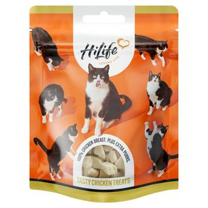 HiLife 100% Natural Chicken Breast Cat Treats 30g