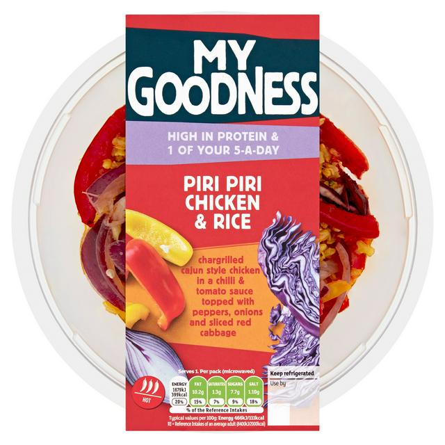 Sainsbury S My Goodness Piri Piri Chicken Rice 380g Sainsbury S