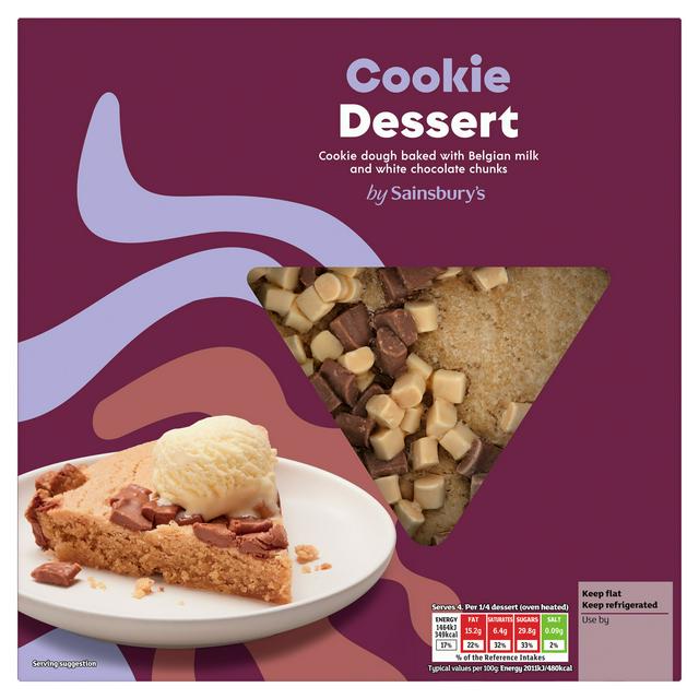 Sainsbury's Cookie Dessert 304g - £2.65 - Compare Prices