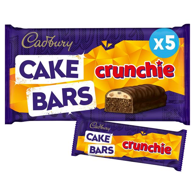 Cadbury’s Crunchie Cake Bars 5 Bars