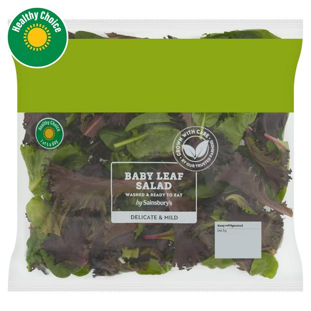 Sainsburys Baby Leaf Salad 90g