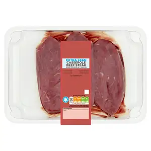 Sainsbury's British or Irish Extra Lean Casserole Steak 500g