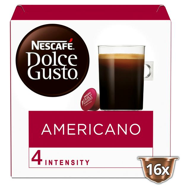 verjaardag Peregrination Productie Nescafe Dolce Gusto Americano Coffee Pods x16 | Sainsbury's