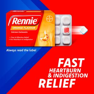 Rennie Orange Flavour Chewable Tablets x72 - gallery image 2