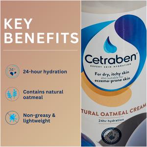 Cetraben Natural Oatmeal Cream 190g - gallery image 2